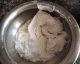 A picture of step 2 of Chaula bara - a famous street snack from Odisha.
