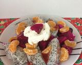 Foto del paso 2 de la receta: Ensalada de Pitahaya Blanca y Roja con Mandarina Chantilly!