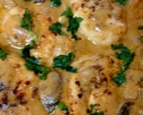 A picture of step 10 of My Cayenne, Red Peppered Chicken & Mushrooms 🥰 #Mainmeal.