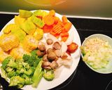 Hình bước làm 3 của món Đậu hủ bao bố “Canh rau củ “