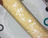 Une image de l'étape 8 de Gâteau roulé fourrage praliné.