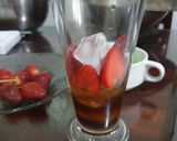 Foto langkah ke 3 dari resep 314. Es Stroberi Jelly Saus Santan.