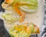 A picture of step 2 of Homegrown Courgette Tempura with sriracha mayo 🥒.