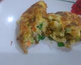 Foto langkah ke 5 dari resep Dadar Makaroni Keju.