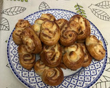 Foto del paso 6 de la receta: Palmeritas de jamón y queso