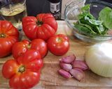 A picture of step 1 of Homemade tomato sauce for meat, fish or pasta dishes.