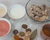 A picture of step 1 of Chicken ginger karahi.