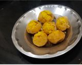 A picture of step 1 of Sev Puri.