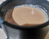A picture of step 3 of Masala tea.