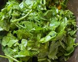 A picture of step 3 of Palak in Bihari Style.