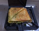 A picture of step 5 of Ghughra sandwich.