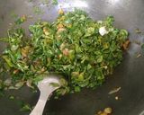 A picture of step 2 of Methi bhindi ki sabji.