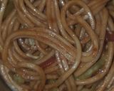 A picture of step 5 of Veg noodles.