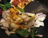 A picture of step 3 of Aloo masal.
