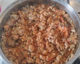 Foto del paso 3 de la receta: Berenjenas rellenas de carne, y patatas fritass