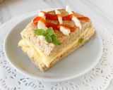 Foto langkah ke 5 dari resep Folded Egg Sandwich - Roti Gulung Telur.