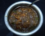 A picture of step 6 of Chilli mushroom.