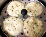A picture of step 6 of Bottle Gourd Idli.
