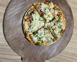 A picture of step 8 of Desi Tandoori Pizza.