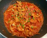 รูปขั้นตอนการทำที่ 5 ของ หมูผัดซอสโคชูจังเฮลตี้