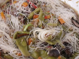 Wok de verduras y fideos de arroz 😋