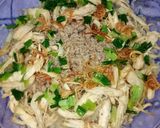 Hình bước làm 13 của món Xôi Gà xé Pate Siêu tốc bằng Lò Vi Sóng