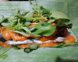 Foto langkah ke 4 dari resep Pepes Pindang Kemangi & Belimbing Wuluh.
