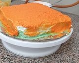 A picture of step 3 of Tricolour Bread Cake.