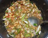 A picture of step 2 of Red Sauce Mexican Egg Rice.
