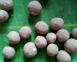 A picture of step 3 of Sweet potato gulab jamun (farali).