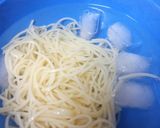 A picture of step 1 of Simple Pizza chowmein.