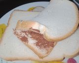 A picture of step 1 of Chocolate sandwich.