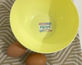 Foto del paso 1 de la receta: Omelette relleno de jamón y queso
