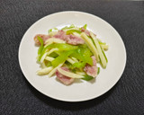 青椒香腸炒茭白筍(簡單料理)的食譜步驟7照片