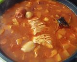 Foto del paso 1 de la receta: Potaje de garbanzos y alubias con nabos, calabaza y repollo