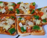 A picture of step 6 of 🧇🍕Bread pizza🍕 🍕.