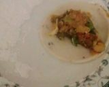 A picture of step 6 of One bite half moon samosa.