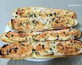 Foto del paso 5 de la receta: Tosta de pavo y queso con margarina de ajo y perejil en airfryer