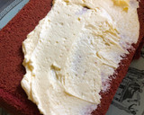 Foto langkah ke 6 dari resep Bolu RedVelvet Tabur Keju.