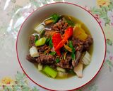 Foto langkah ke 3 dari resep SOP IGA Sapi.