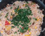 A picture of step 4 of Mexican Rice.