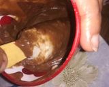 A picture of step 4 of Oreo biscuit ice cream.