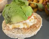 Une image de l'étape 4 de Burgers de mozzarella panées et ses potatoes cuites à l’air fryer.