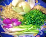 Hình bước làm 1 của món Cháo Cá Nấu Bầu, Nấm Rơm, Trứng Vịt Lộn