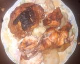 صورة لخطوة 4 من وصفة بطاطا بالدجاج محمر في الفرن ولا الذ 😋🤤