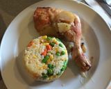 Foto del paso 3 de la receta: Pollo al horno con arroz