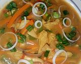 A picture of step 16 of Chicken curry soup.