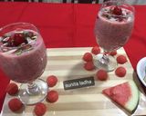 रोज़ वाटरमेलन ड्रिंक (rose watermelon drink recipe in Hindi) रेसिपी चरण 13 फोटो