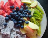 A picture of step 1 of Keto Salad.