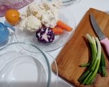 Pas rețetă Salată din conopidă crudă 1 fotografie